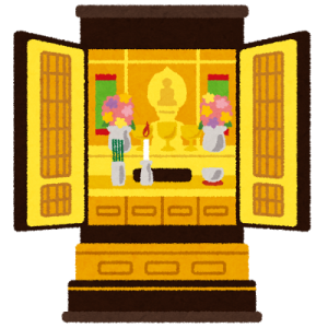 仏壇のイラスト
